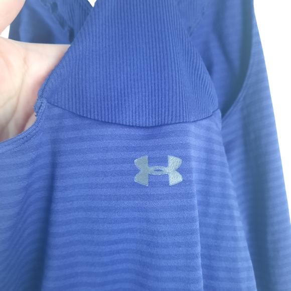 Under Armour Perfectly Seamless V-Neck Tank Stripe Racerback - Picture 6 of 7